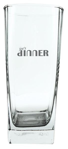 Sterling square highball 16oz square bottom glass
