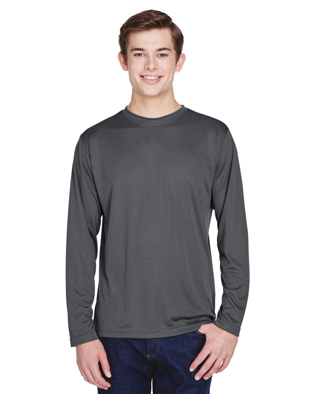000193 Team 365 Men's Zone Performance Long-Sleeve T-Shirt