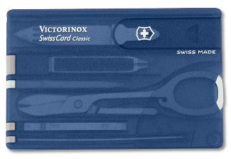 Swiss Army® Swisscard® Sapphire Blue Translucent Multi-Tool