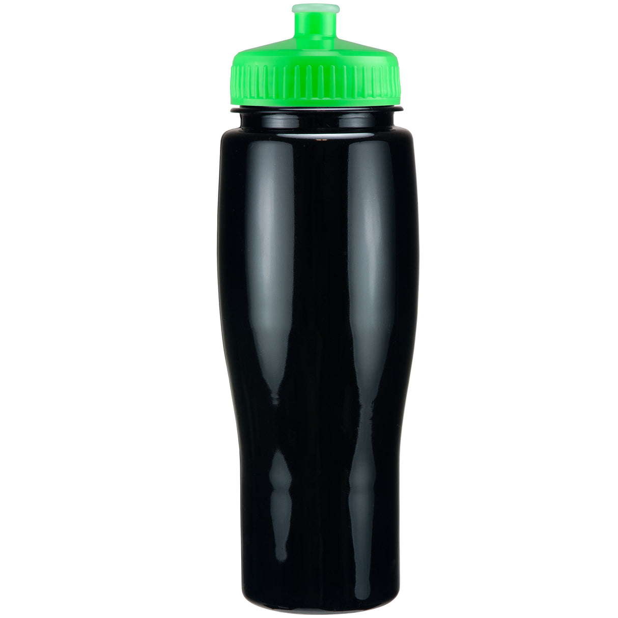 24 Oz. Contour Bottle w/ Push Pull Lid - Solid Colors