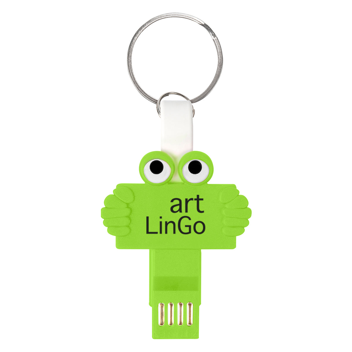 Clipster Buddy 3-In-1 Charging Cable Key Ring