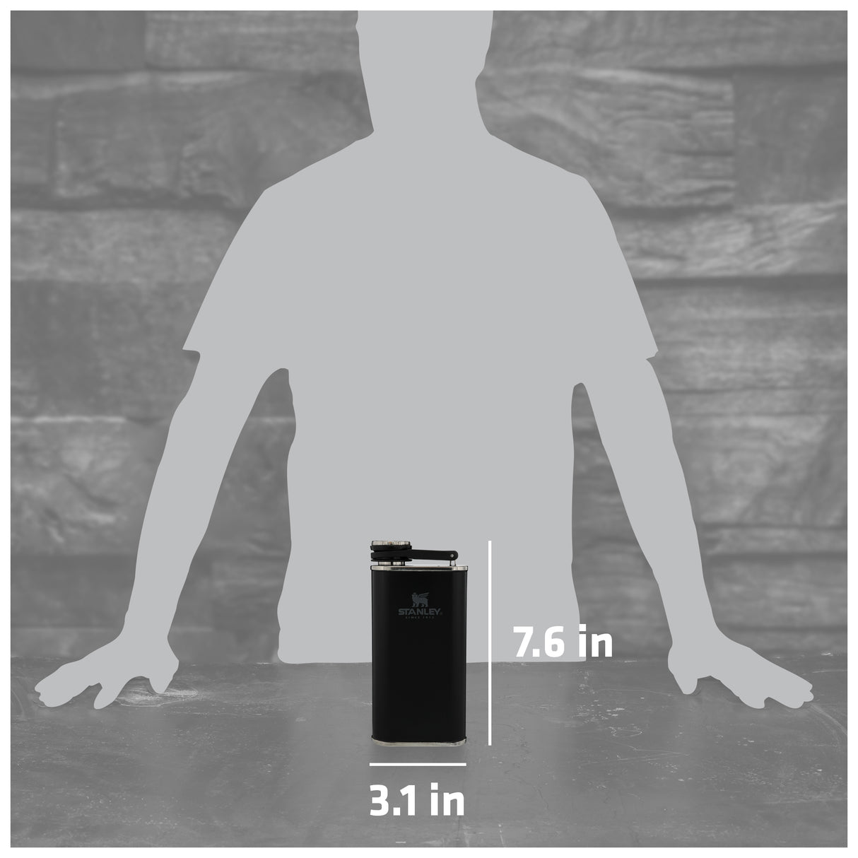 Stanley Easy Fill Wide Mouth Flask 8oz