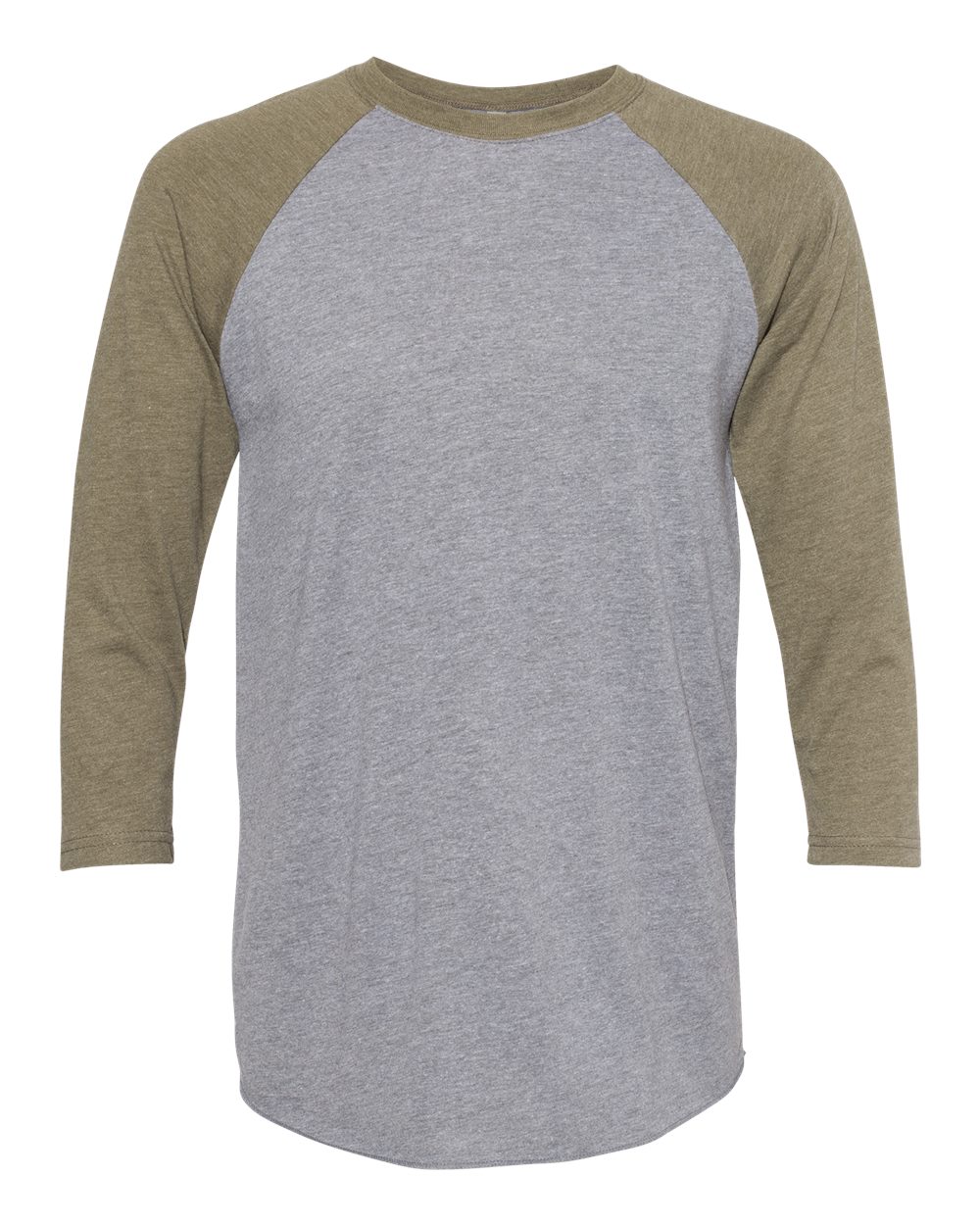 000046 Next Level Unisex Triblend Three-Quarter Sleeve Raglan Shirt