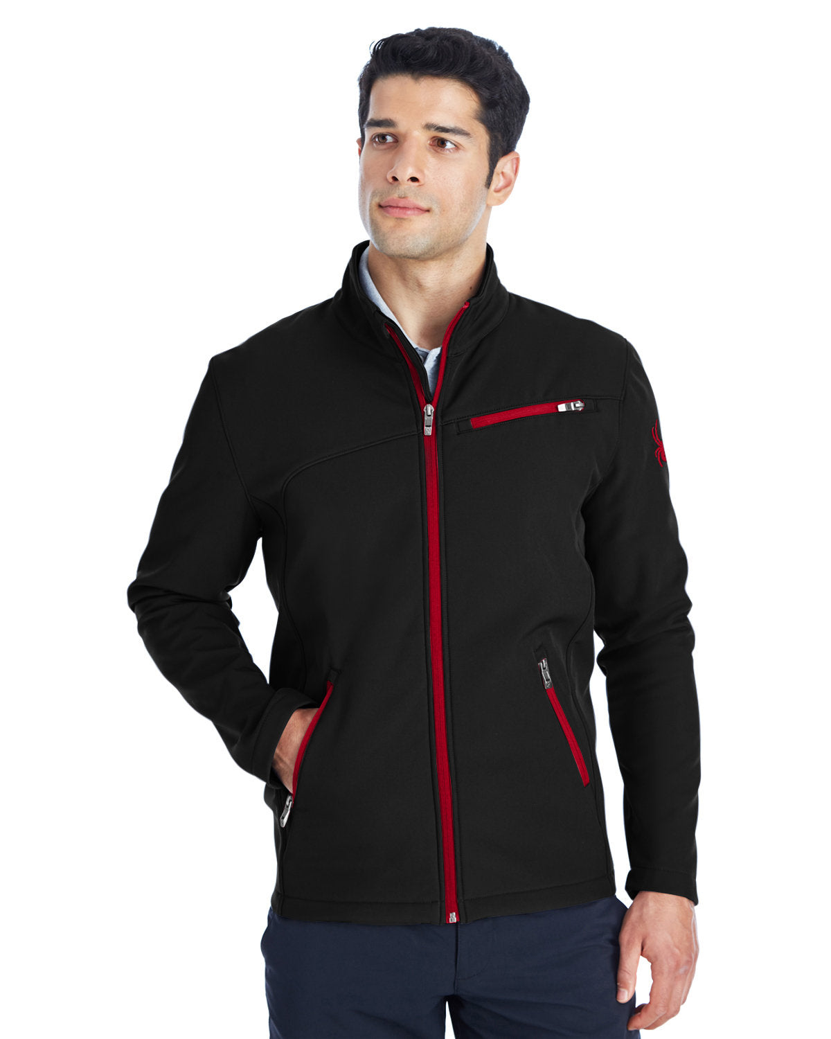 000132 SPYDER Men's Transport Soft Shell Jacket