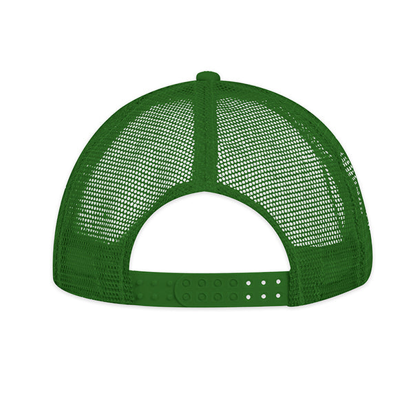 5 Panel Poly Foam Mesh Trucker Cap w/Flat Bill