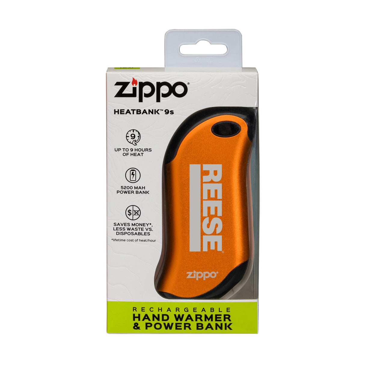 Zippo® HeatBank™ 9-Hour Rechargeable Hand Warmer & Powerbank