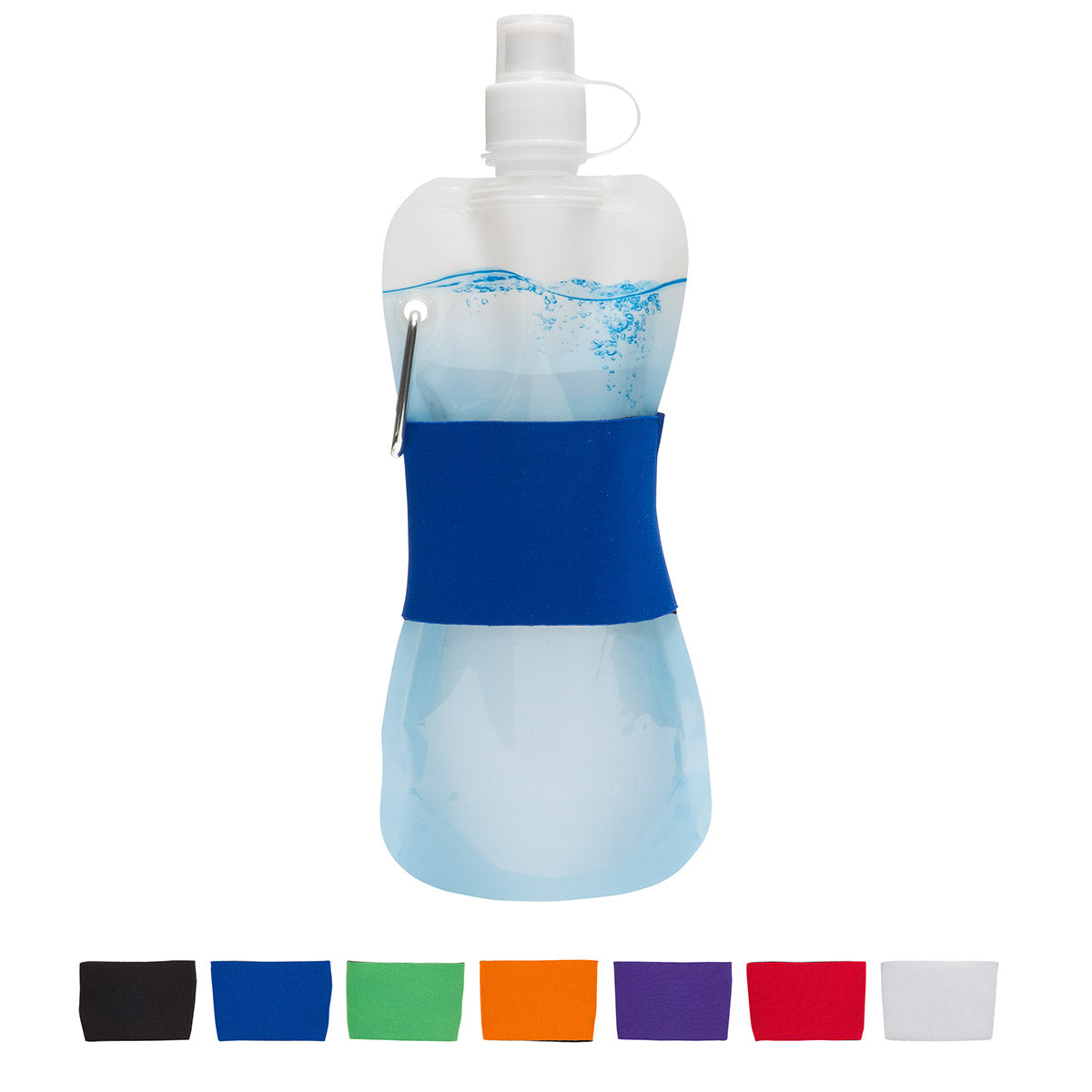 Comfort Grip Flex 16 oz Water Bottle with Neoprene Waist Sleeve