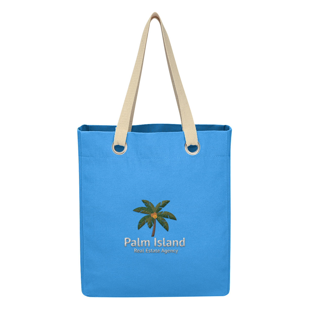 Vibrant Cotton Canvas Tote Bag