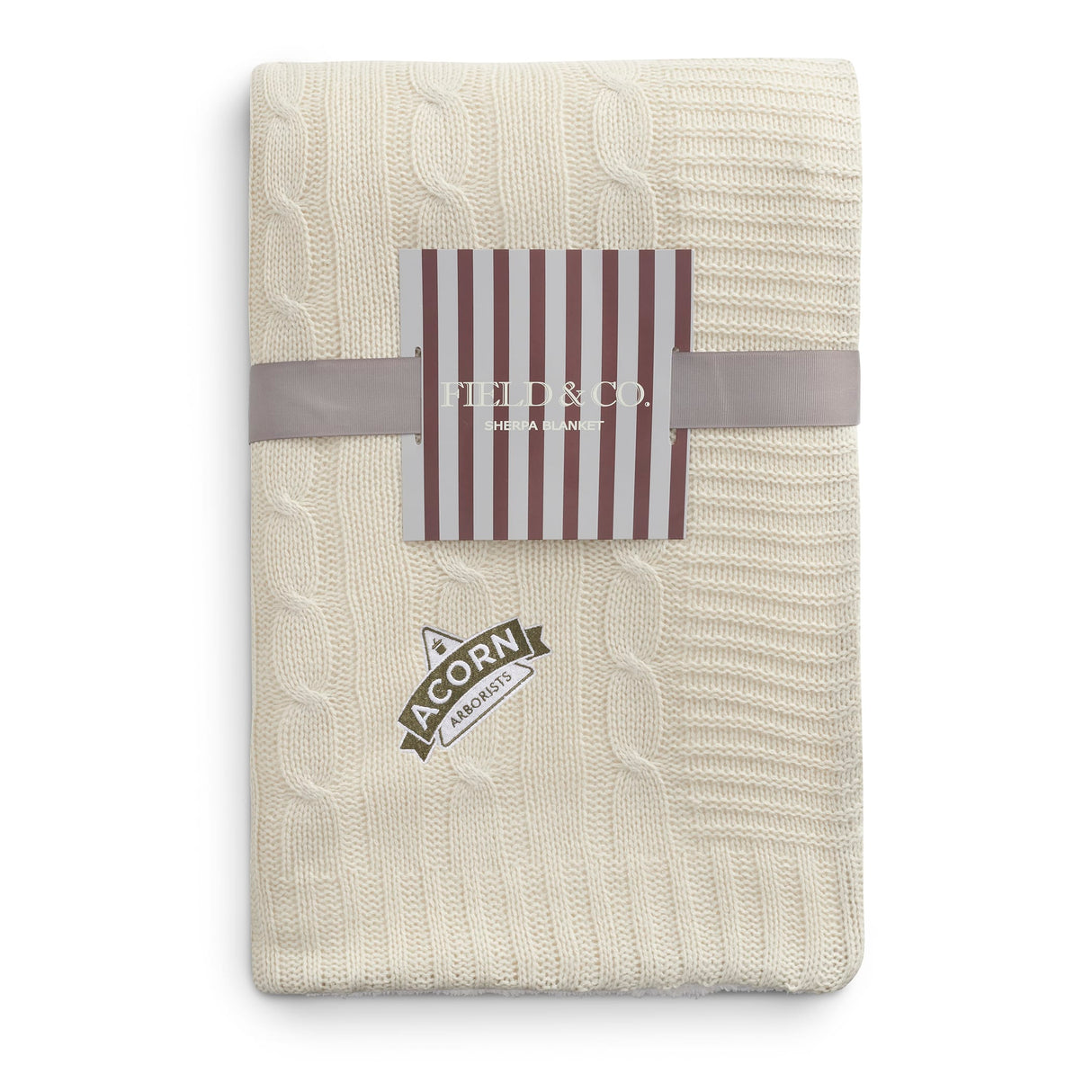 Field & Co.® Cable Knit Sherpa Blanket