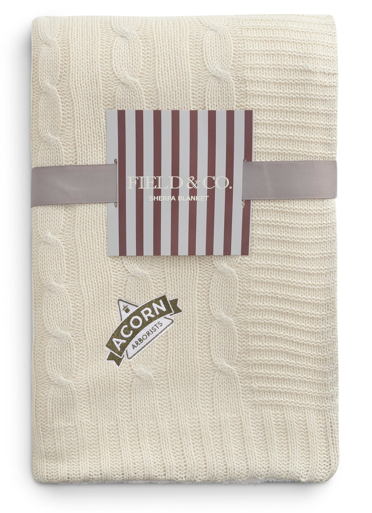 Field & Co.® Cable Knit Sherpa Blanket