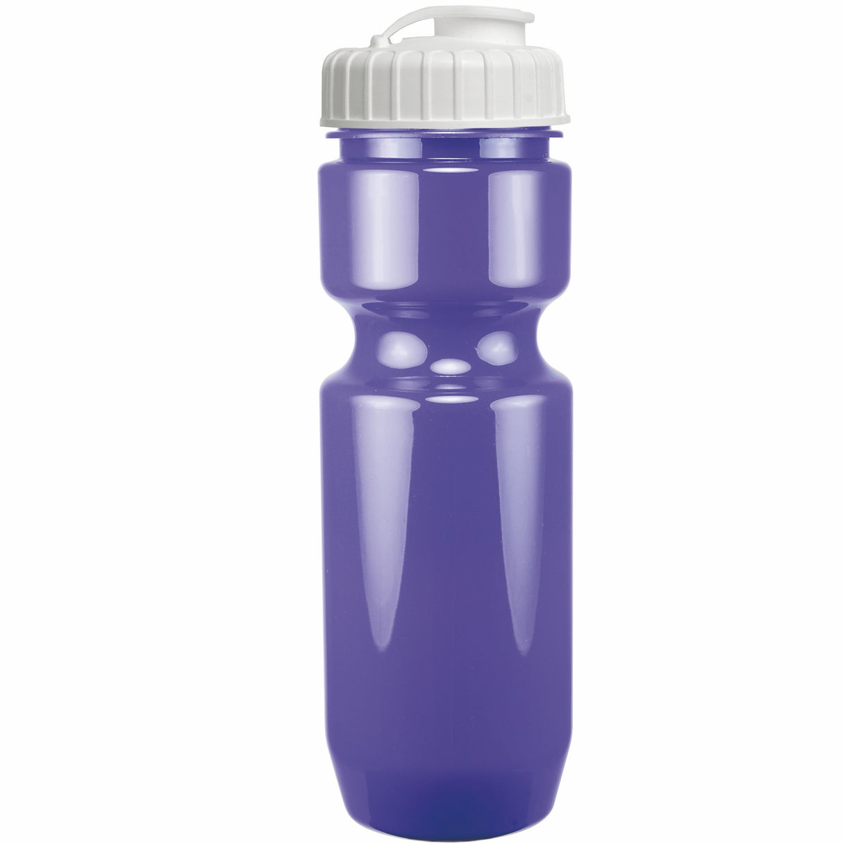 22 Oz. Bike Bottle w/ Flip Top Lid - Solid Colors
