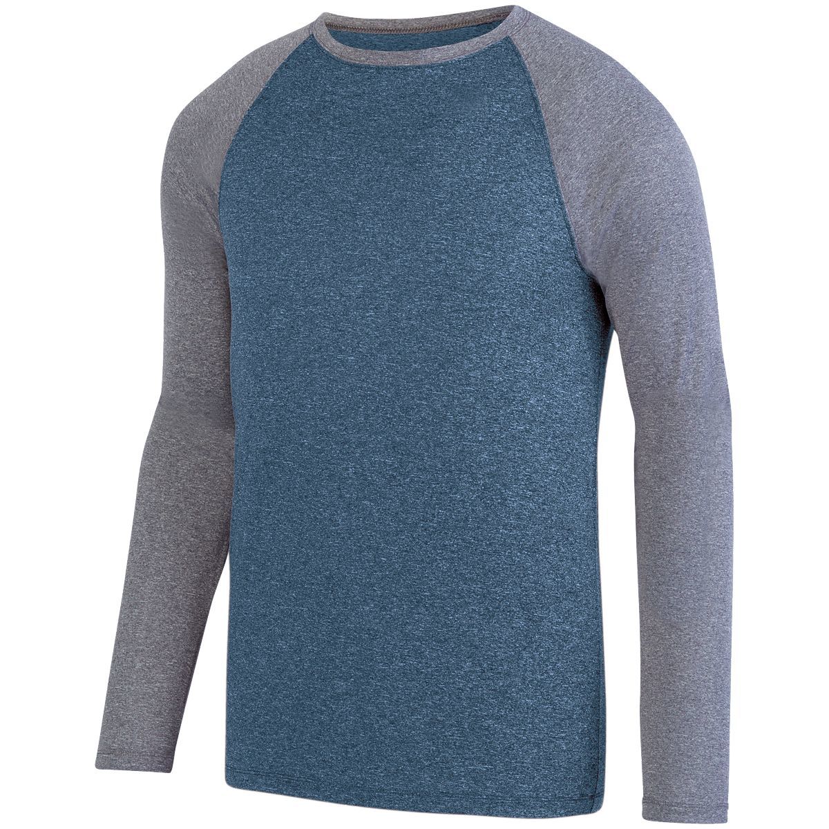 Kinergy Two Color Long Sleeve Raglan Tee