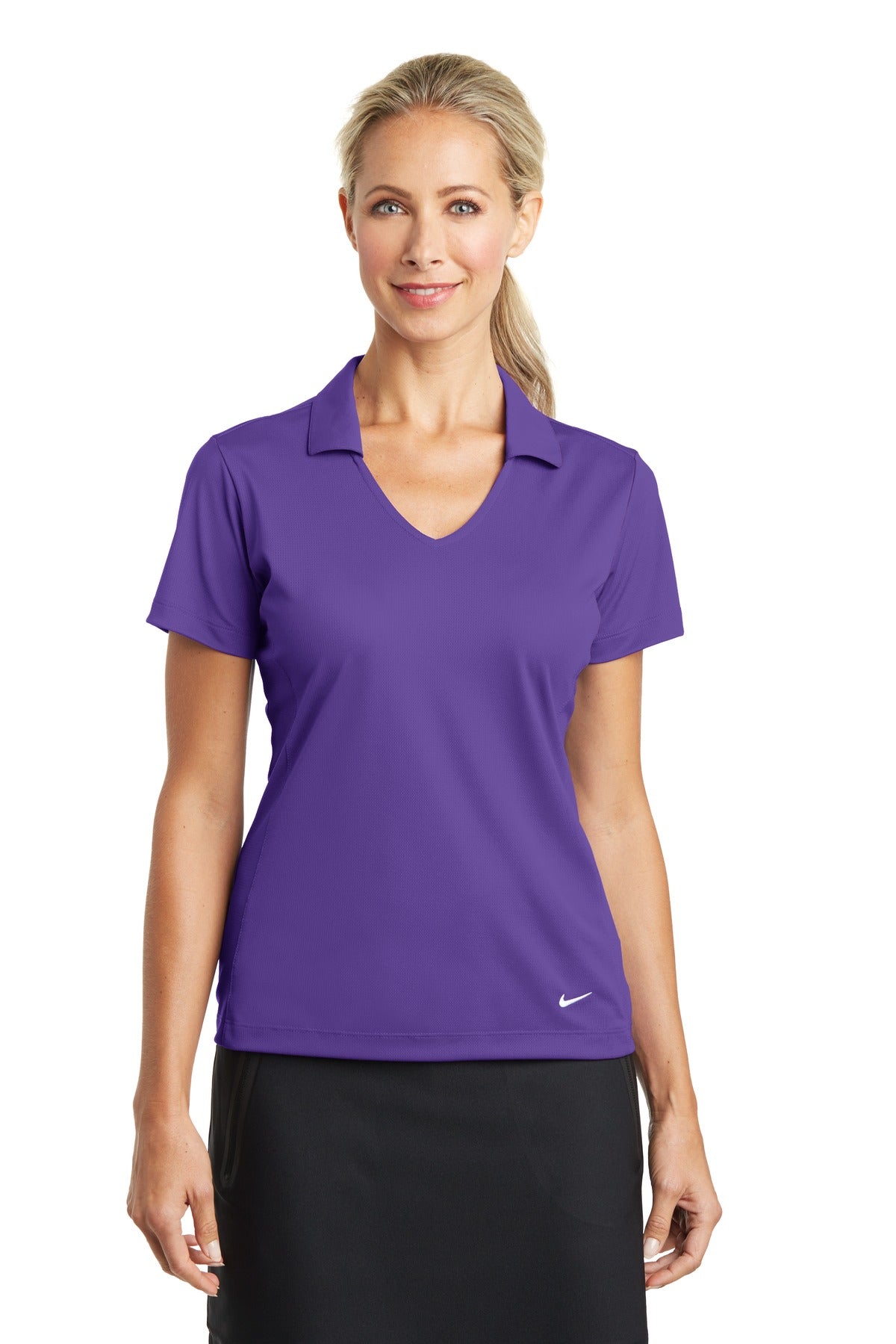 Nike Golf Ladies Dri-Fit Vertical Mesh Polo Shirt