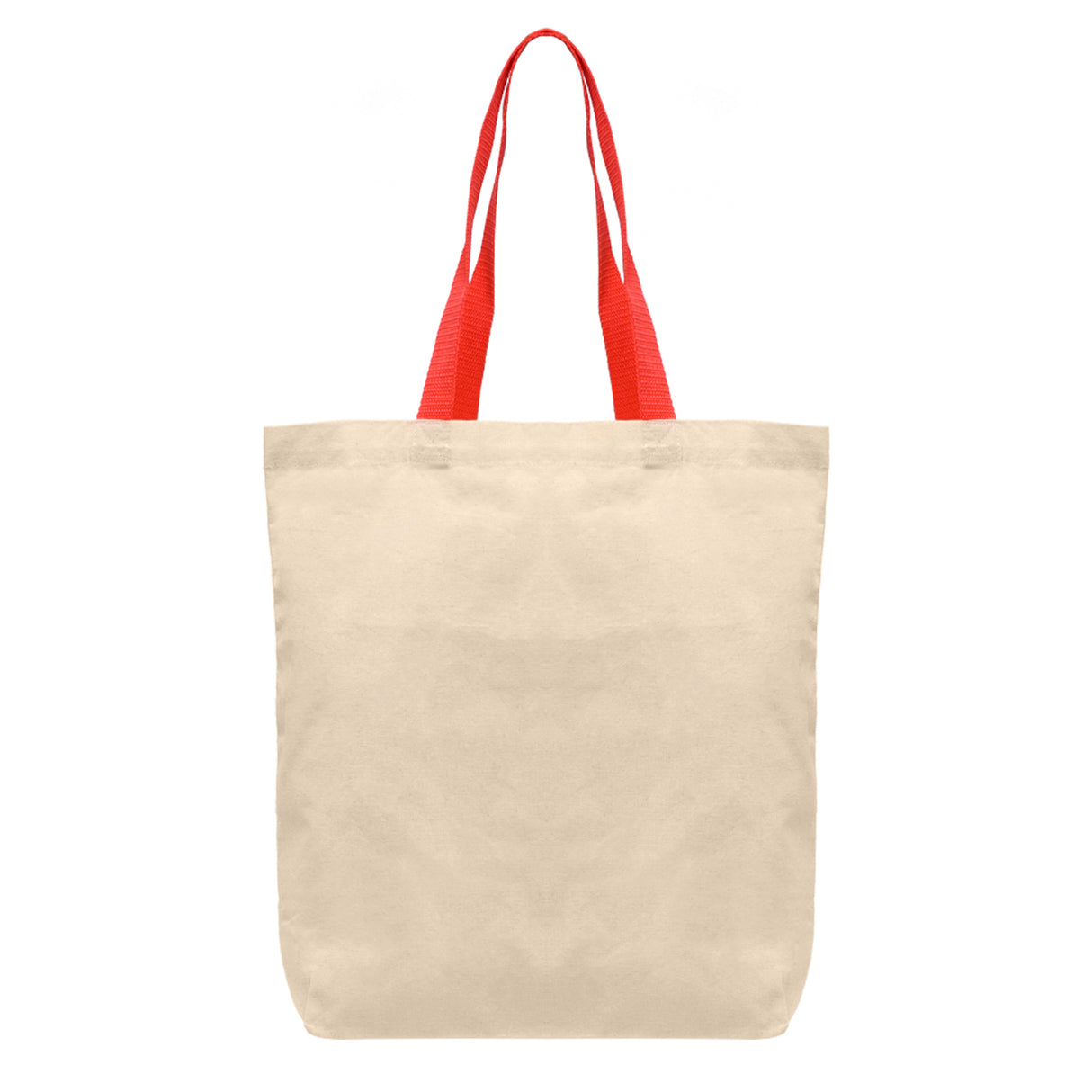 Tonga - 5 oz Natural Cotton Tote w/ Color Straps - ColorJet