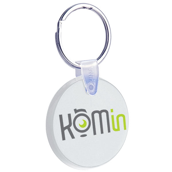 Soft Squeezable Key Tag (Small Round)