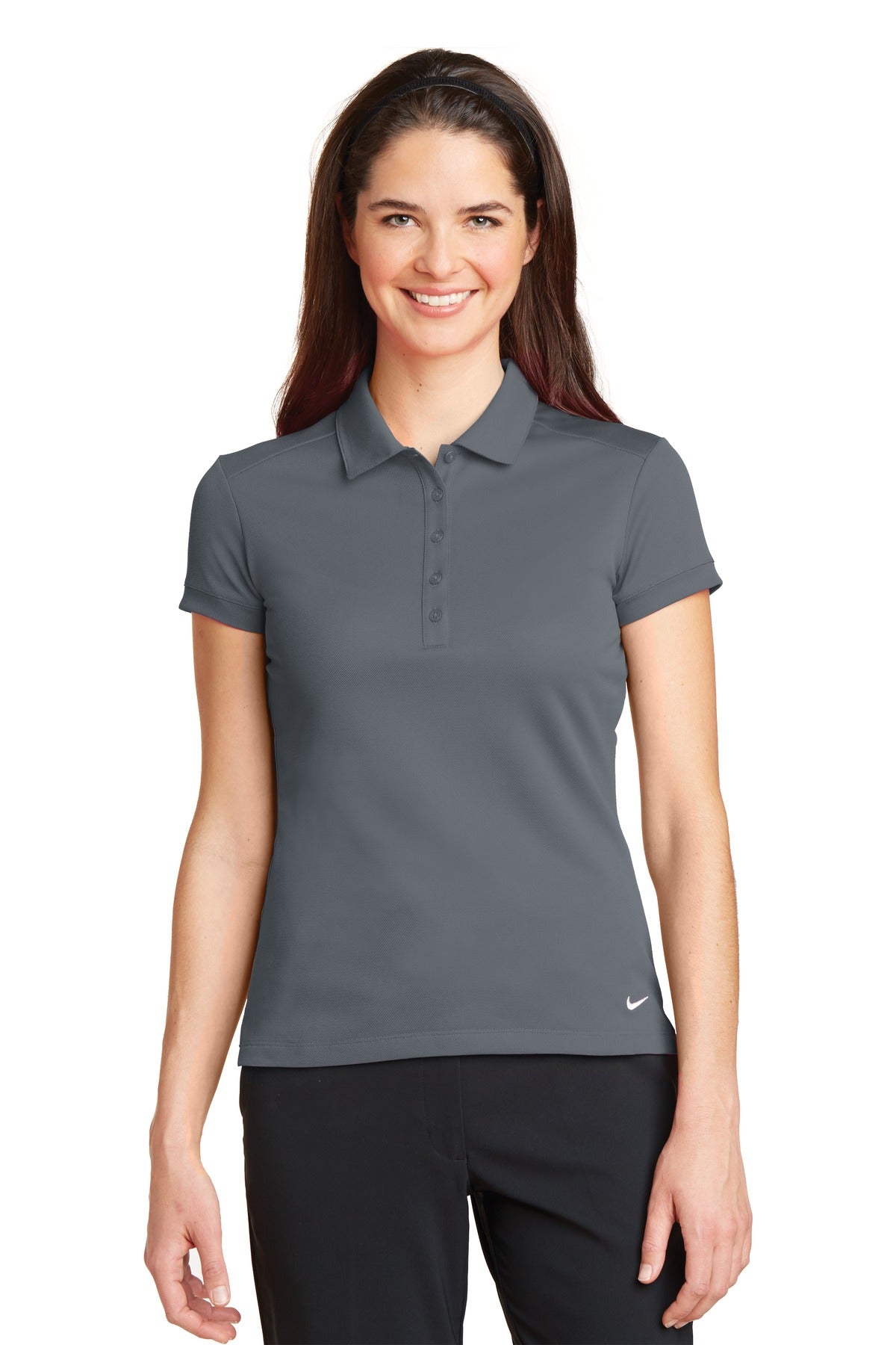 Nike Ladies Golf Dri-FIT Solid Icon Pique Polo Shirt