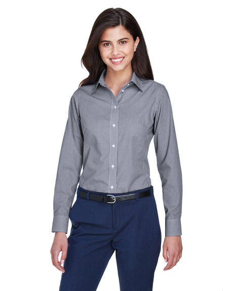 DEVON AND JONES Ladies' Ladies' Crown Collection® Gingham Check Woven Shirt