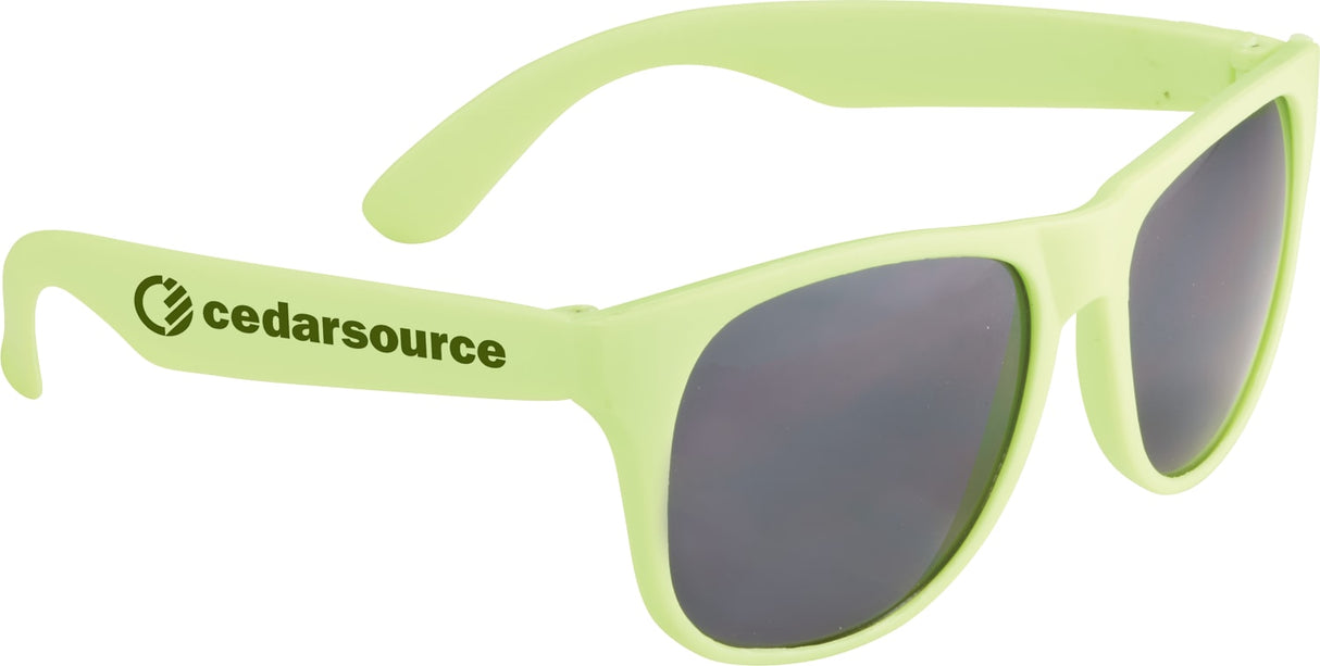 Solid Retro Sunglasses