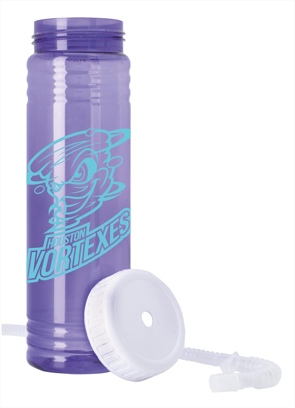 Slim Fit Water Bottle With Straw Lid - 24 oz.