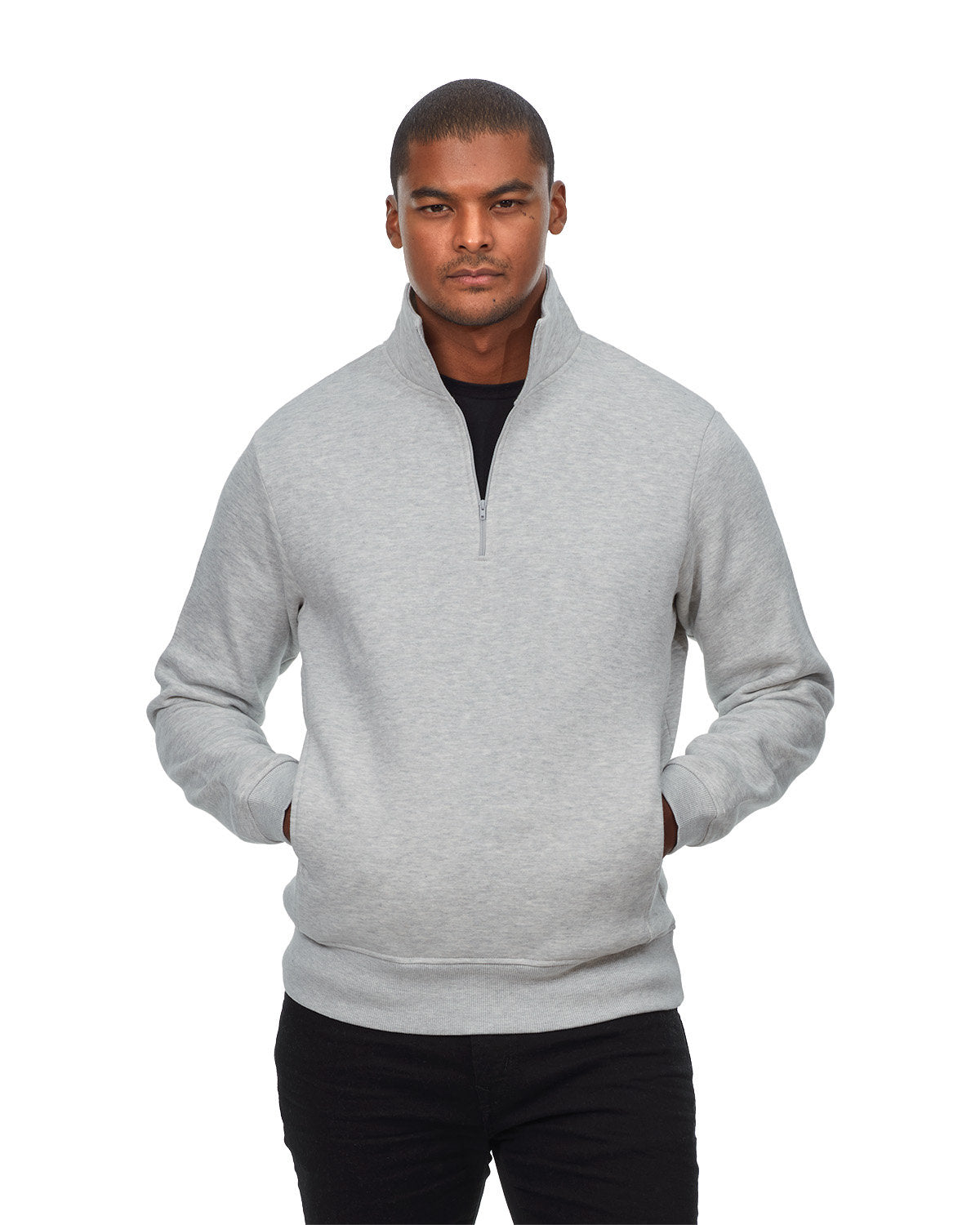 000238 THREADFAST Unisex Ultimate Fleece Quarter-Zip Sweatshirt
