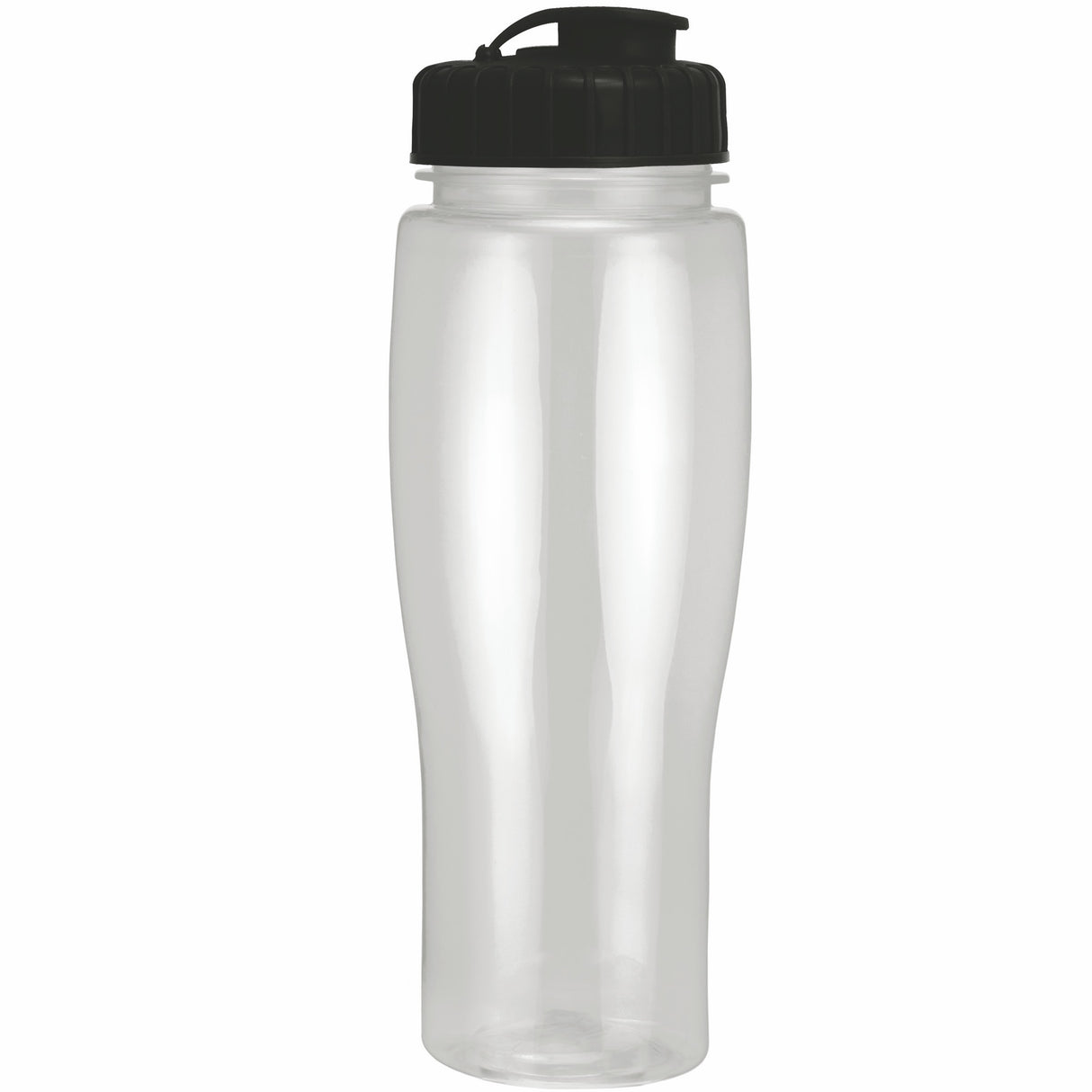 24 Oz. Contour Translucent Bottle w/ Flip Top Lid