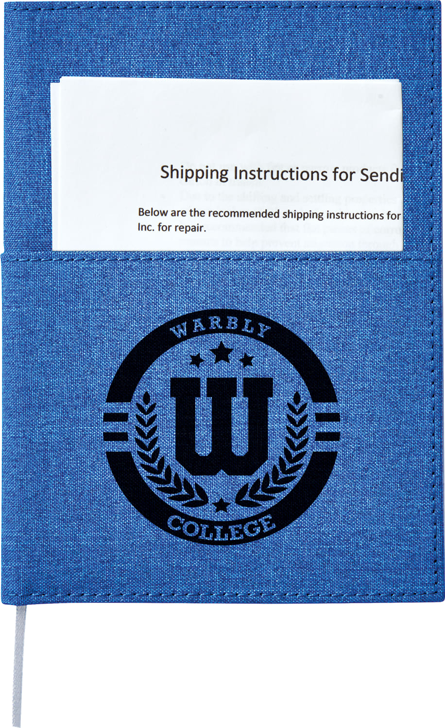 5" x 7" FSC® Mix Canvas Pocket Refillable Notebook