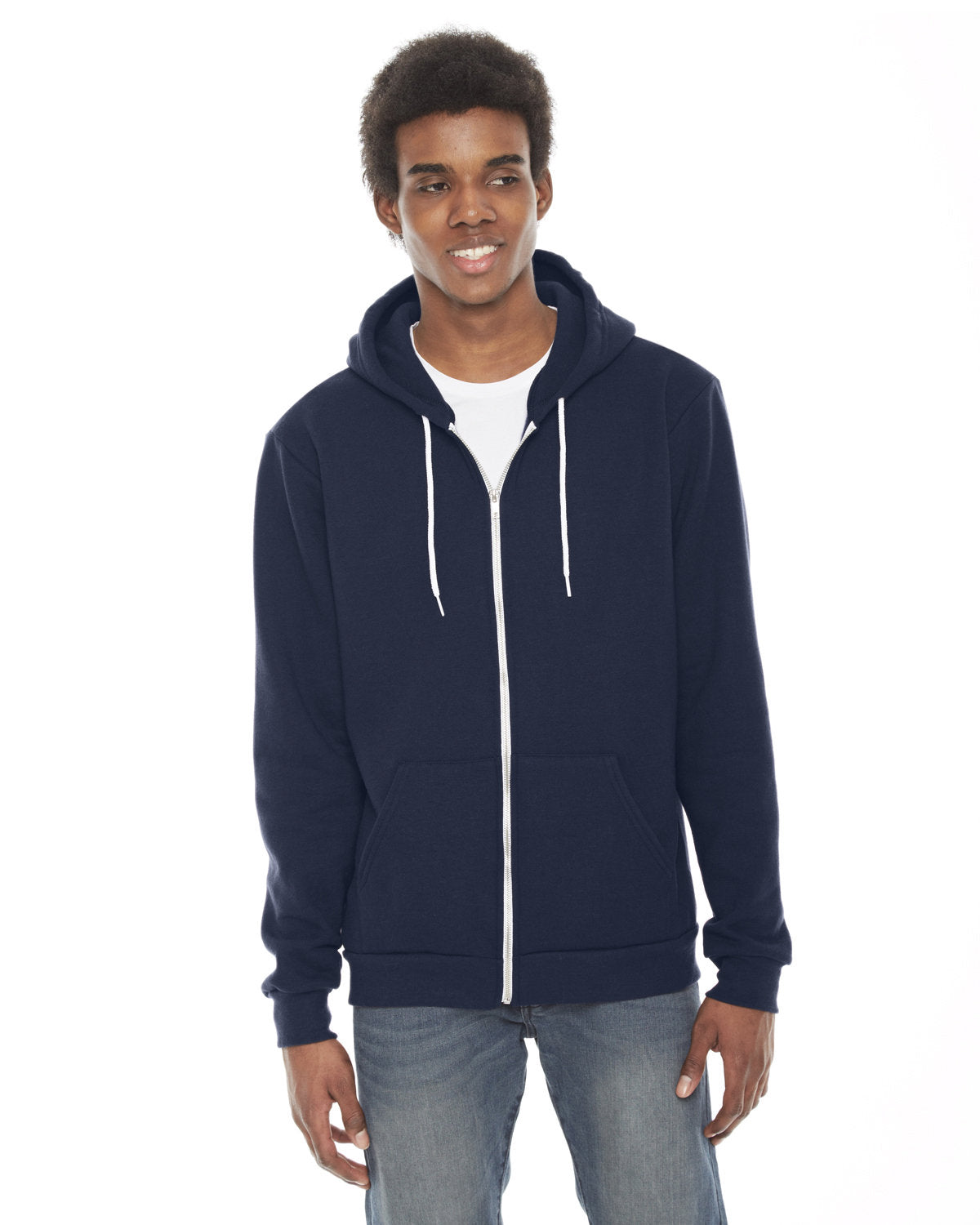 American Apparel Unisex Flex Fleece Zip Hoodie