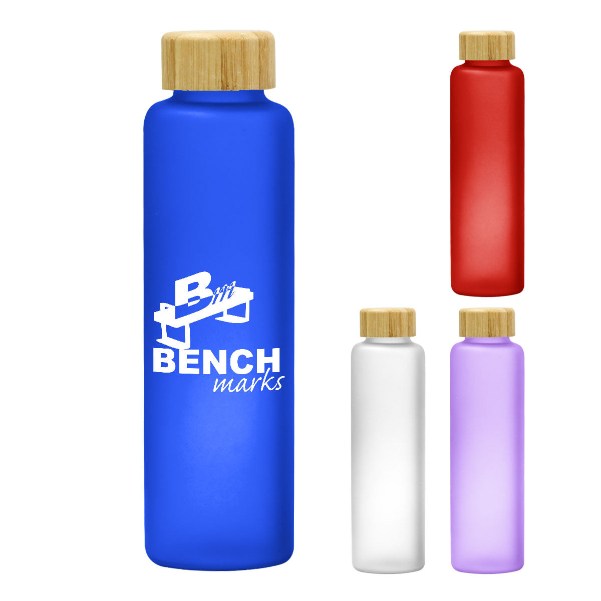 17 Oz. Belle Glass Bottle With Bamboo Lid