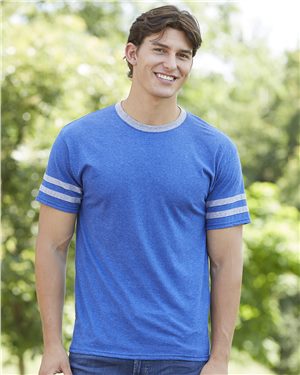 Jerzees Triblend Varsity Ringer T-Shirt