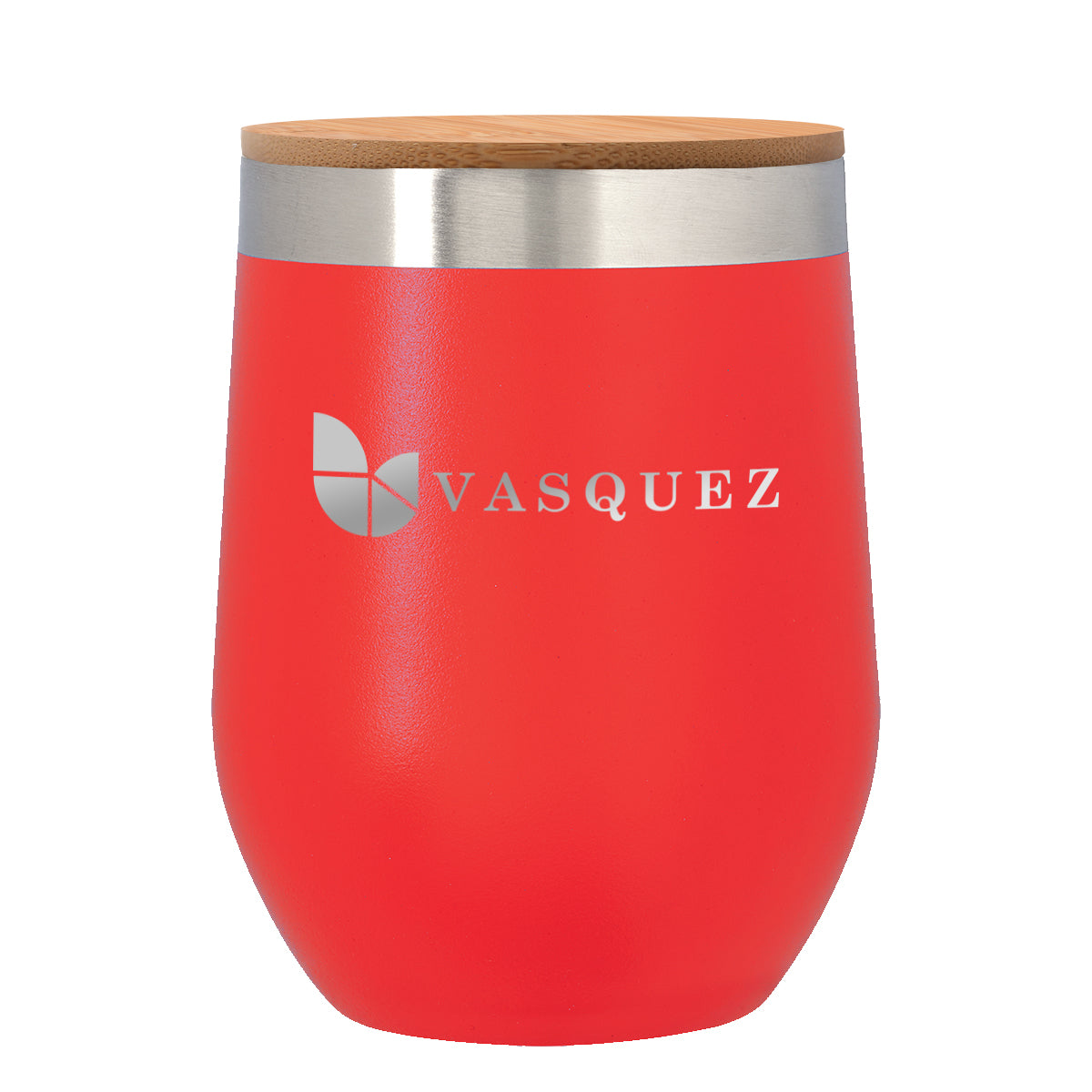 12 Oz. Vinay Stemless Wine Glass With Bamboo Lid