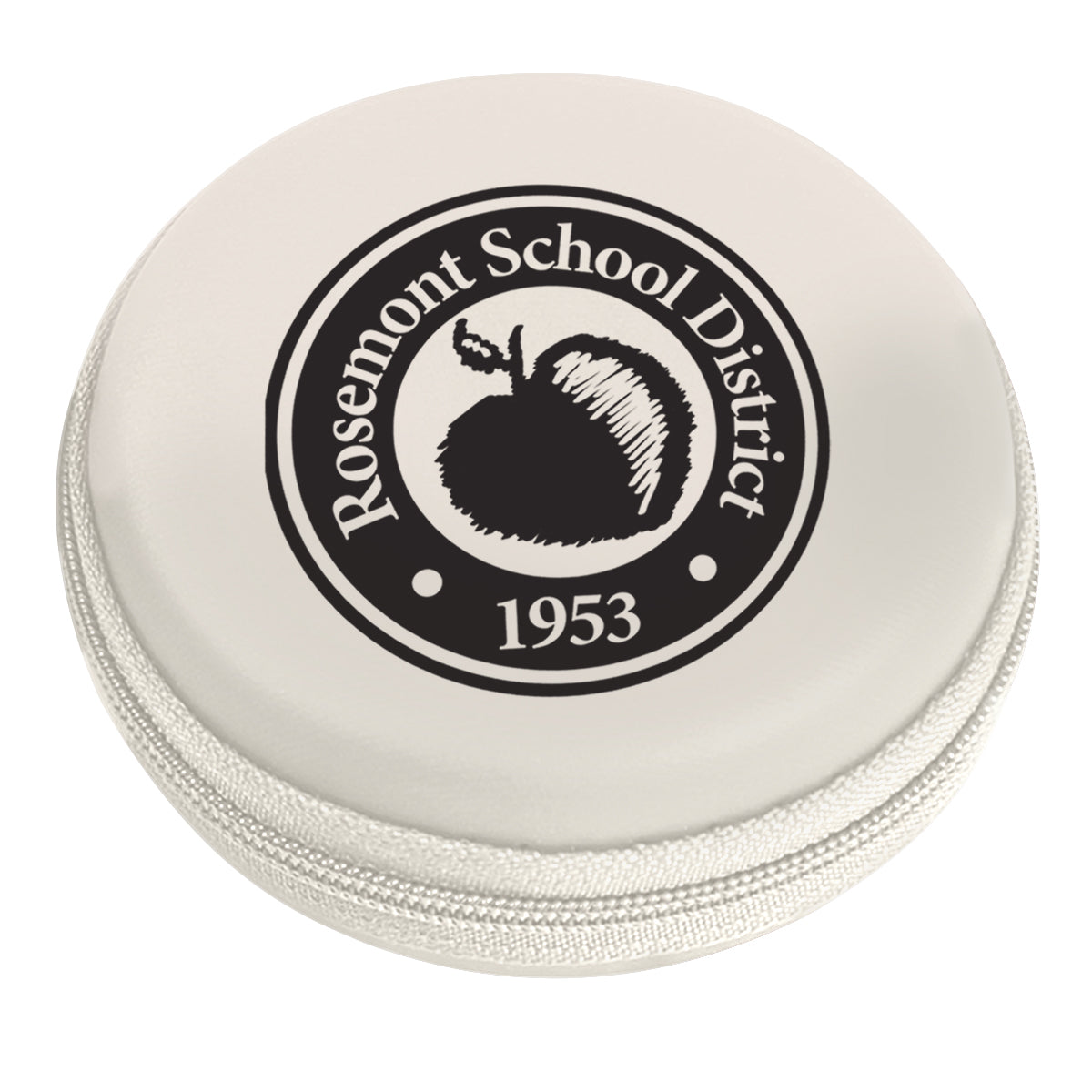 Round Zippered Electronics Travel Case