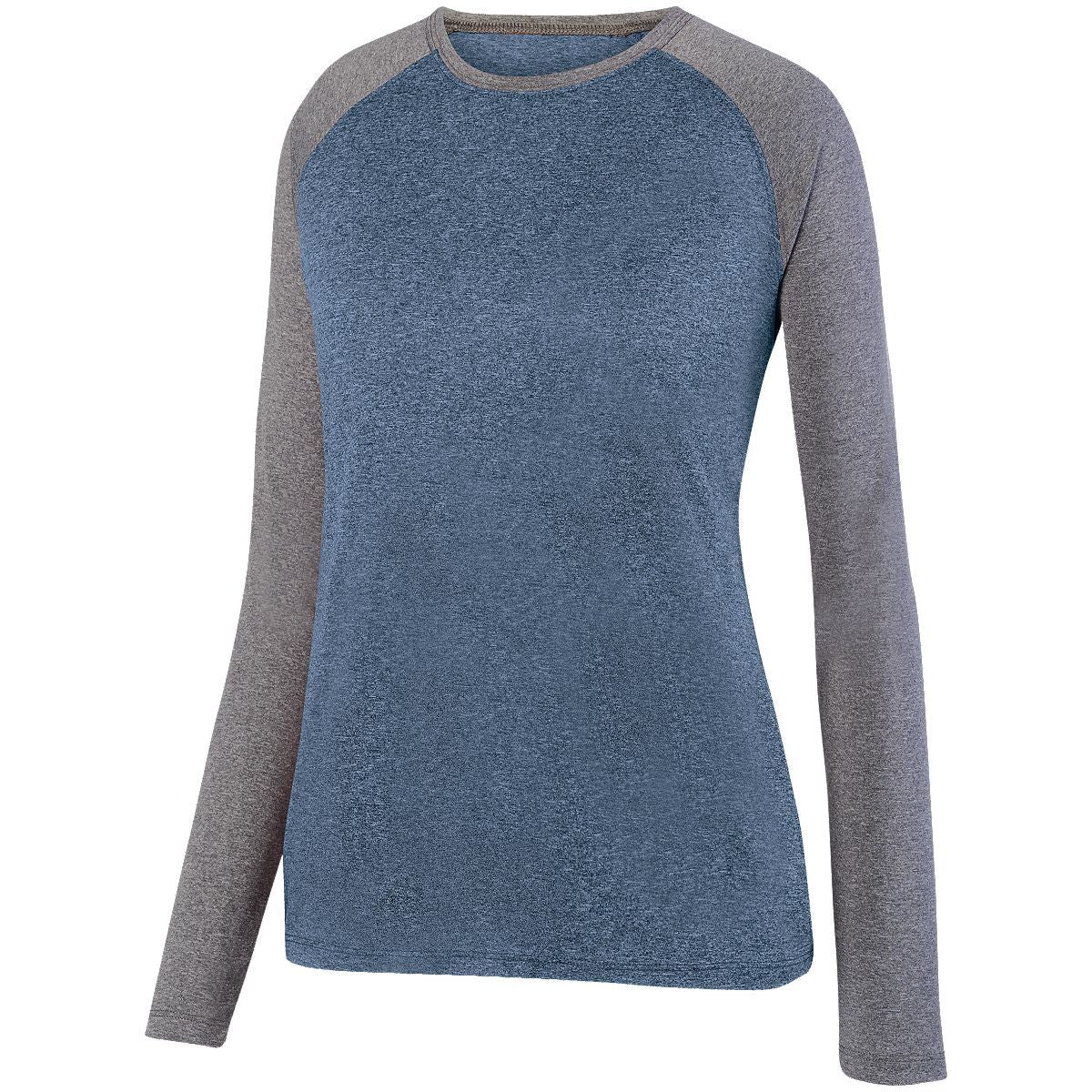 Ladies' Kinergy Two Color Long Sleeve Raglan Tee