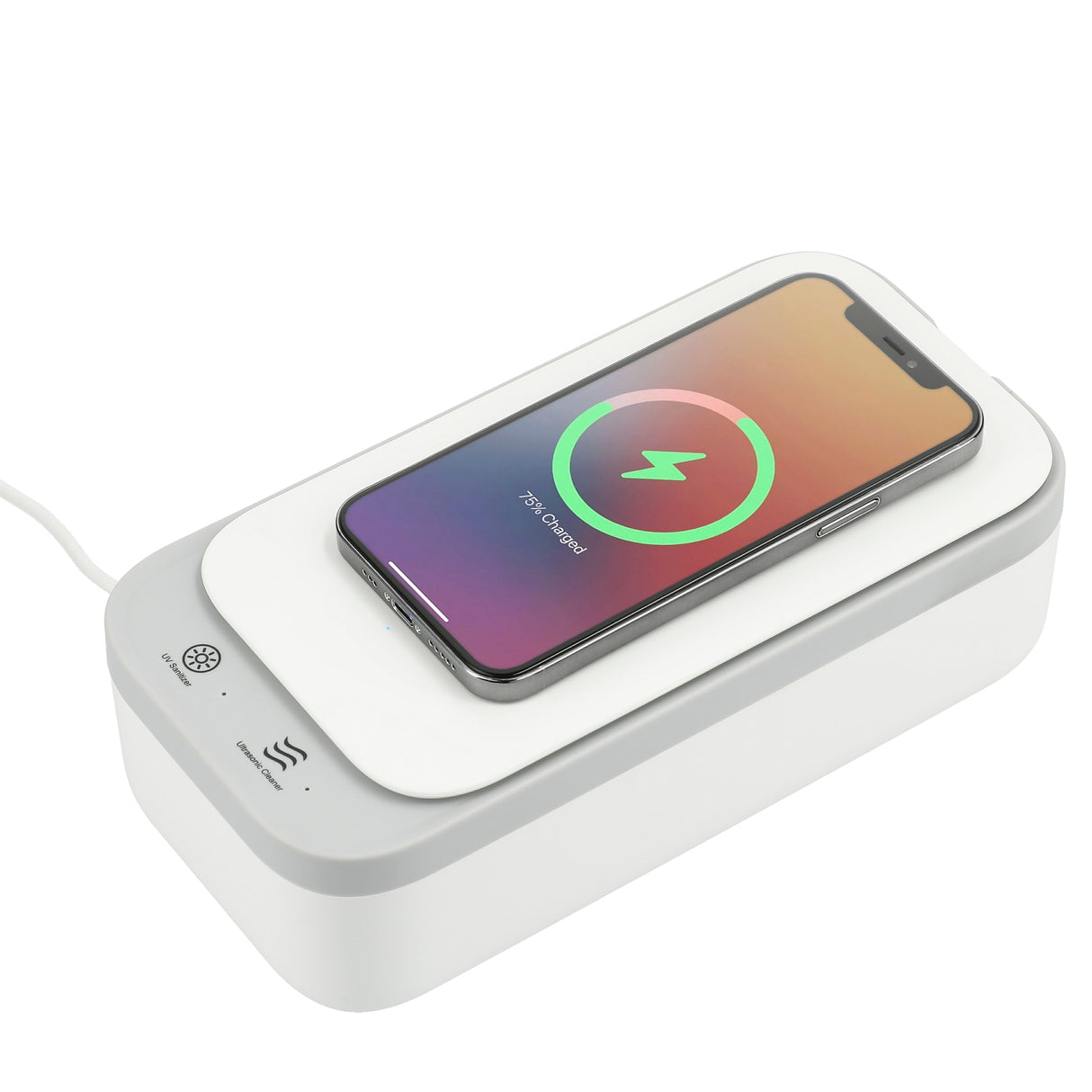 Ultrasonic Cleaner Wireless Charging UV Sanitizer