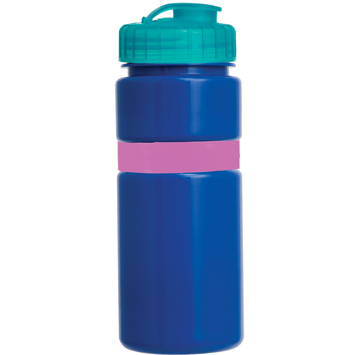 20 Oz. Sportster Bottle with Silicone Gripper Band w/ Push Pull Lid