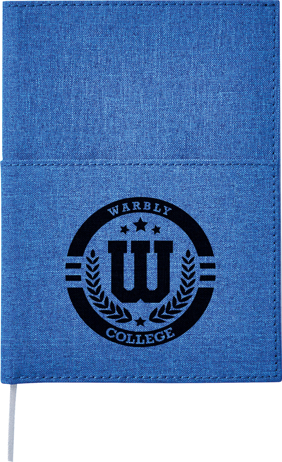 5" x 7" FSC® Mix Canvas Pocket Refillable Notebook