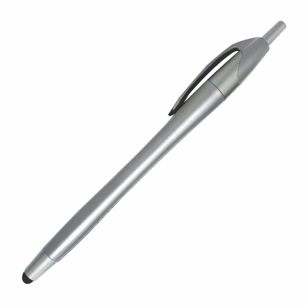 MUSKOKA Plastic Plunger Action Ball Point Pen with soft PDA stylus at the tip. (3-5 Days)