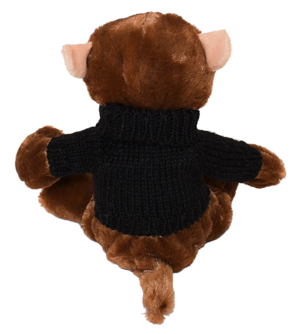 11" Milo Monkey w/Hand Knit Embroidered Sweater