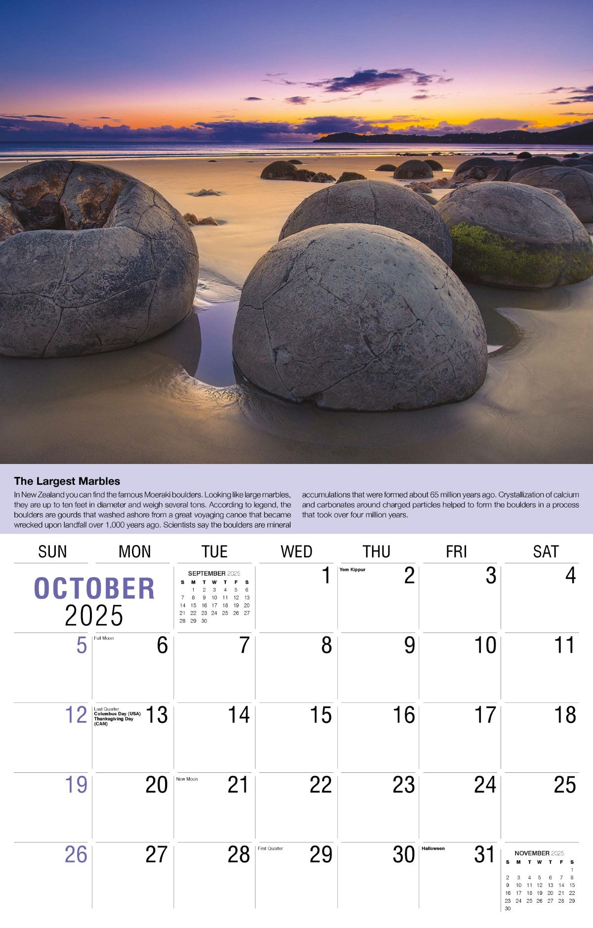 Galleria Wall Calendar 2025 Planet Earth Calendar