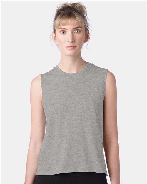 Alternative Women's Cotton Jersey Go-To Crop Muscle Tank Top