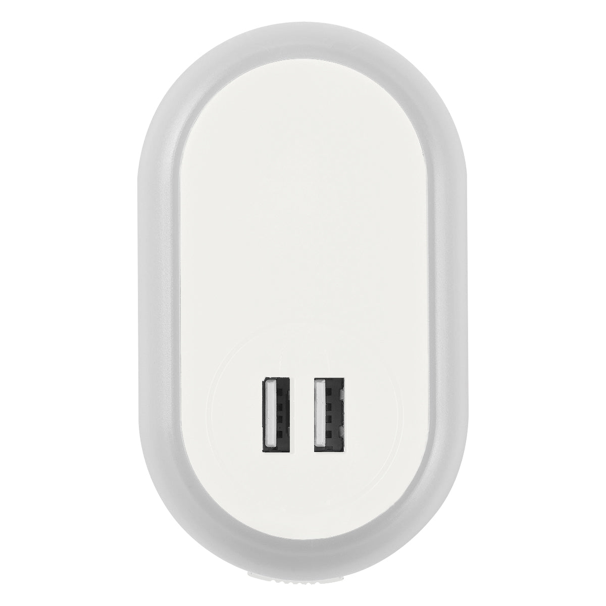 Ul Listed Nightlight A/c Adapter With Dual Usb Ports