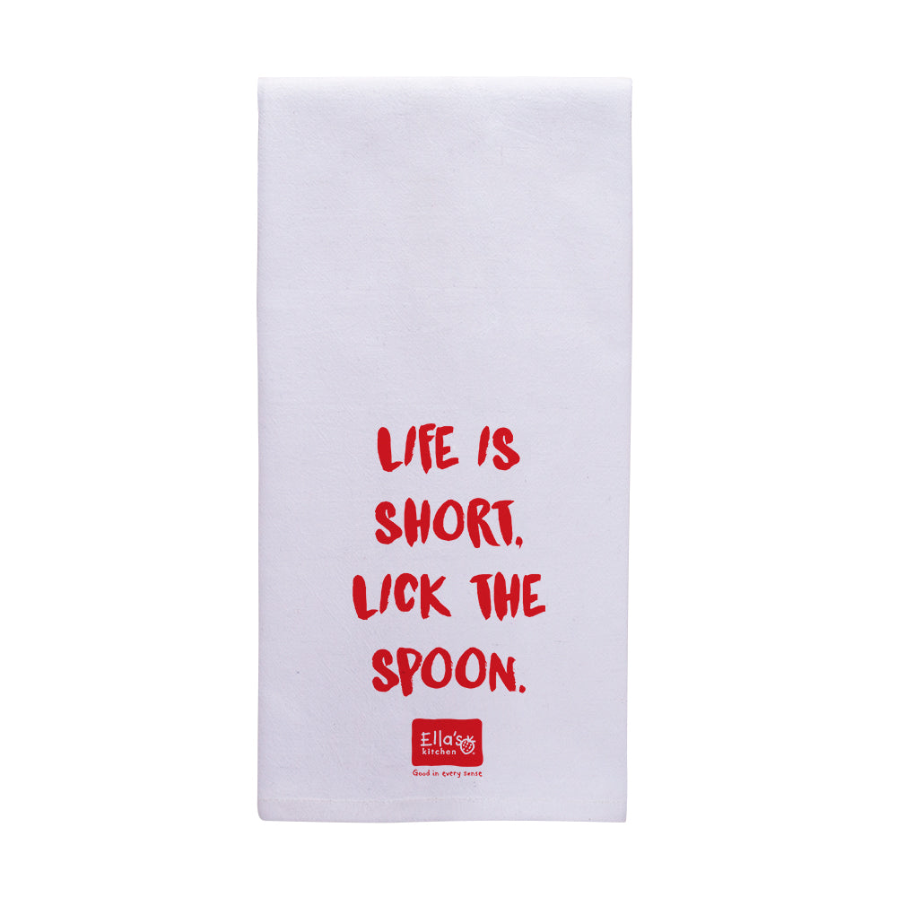 Screen Printed Flour Sack Tea Towel
