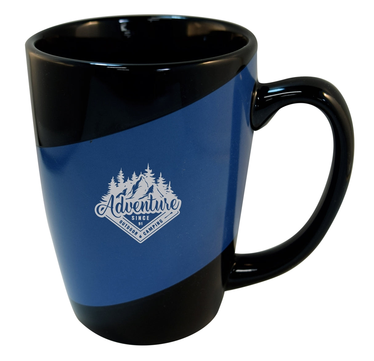 New Haven 16oz ceramic mug black/blue