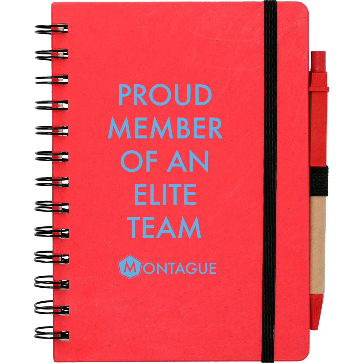 5" x 7" FSC® Mix Wheat Straw Notebook with Pen