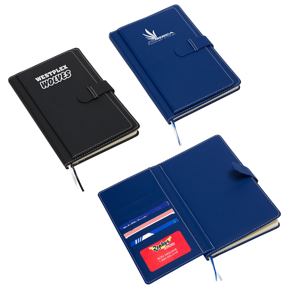 000790 Travel Journal with Card Pockets