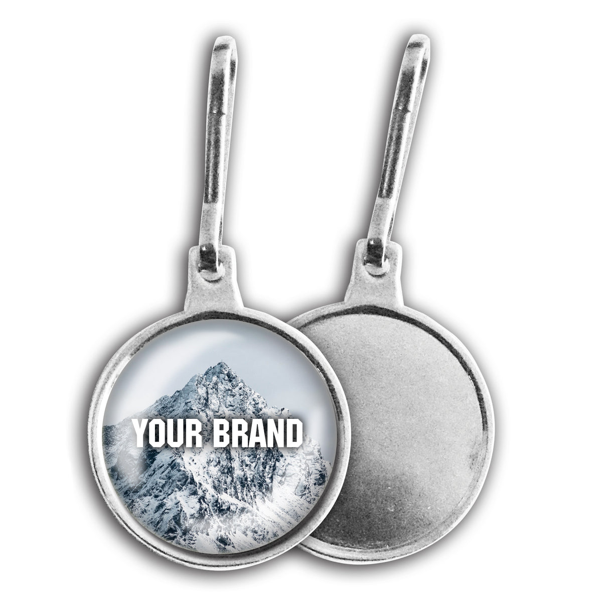 1" SOS Circle Zipper Pull