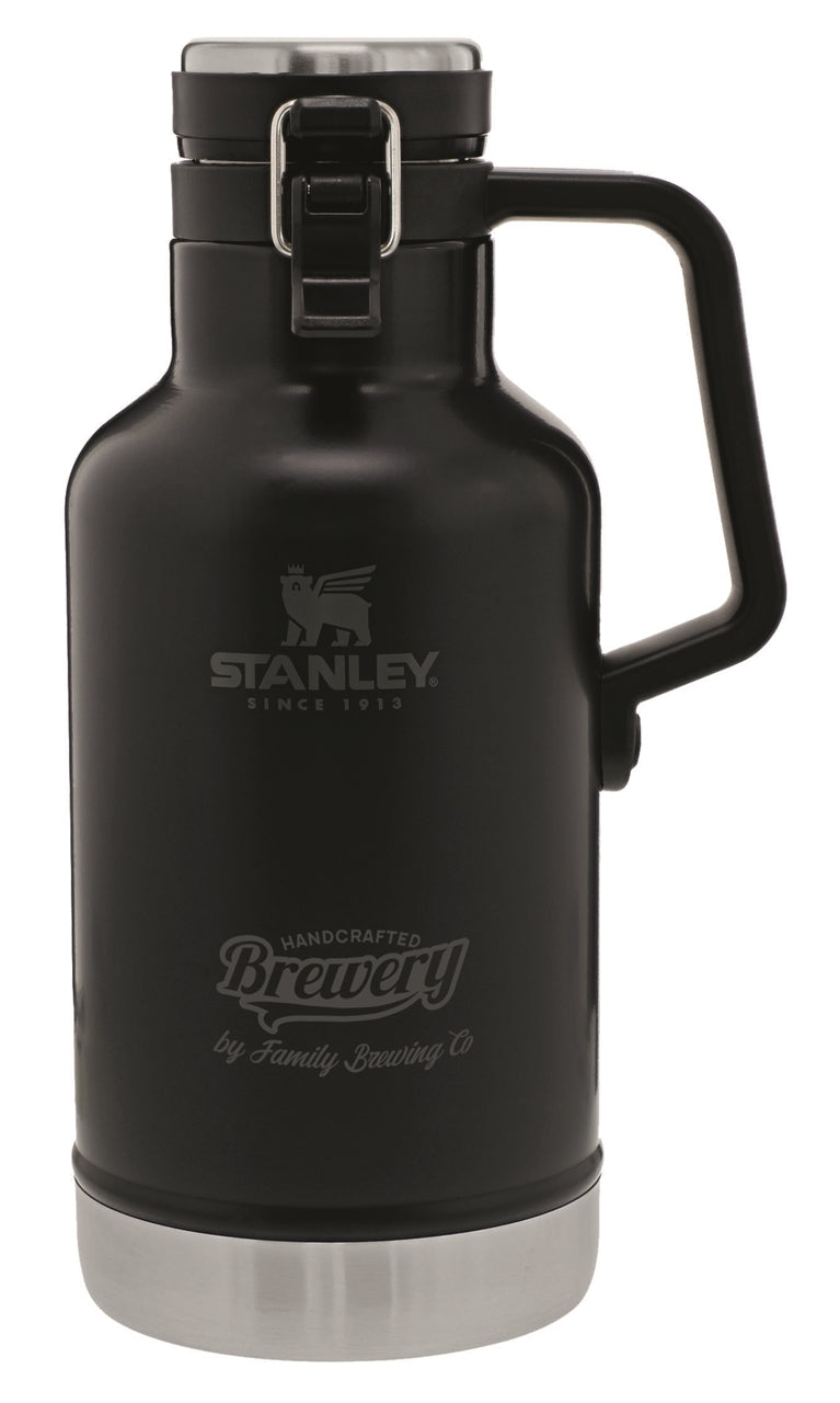 Stanley® Classic Easy-Pour Growler 64oz vacuum insulated stainless black matte