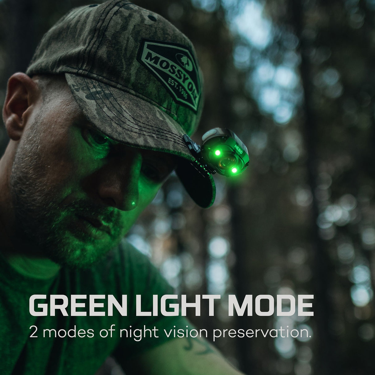 MYCRO RECHARGEABLE HEADLAMP - Mossy Oak