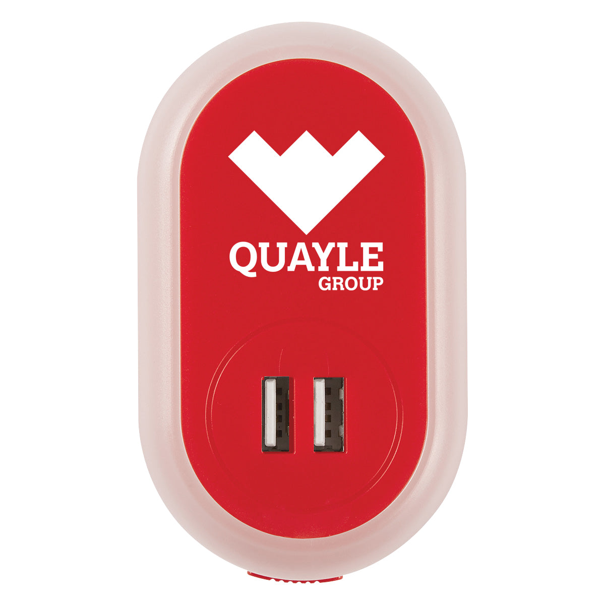 Ul Listed Nightlight A/c Adapter With Dual Usb Ports