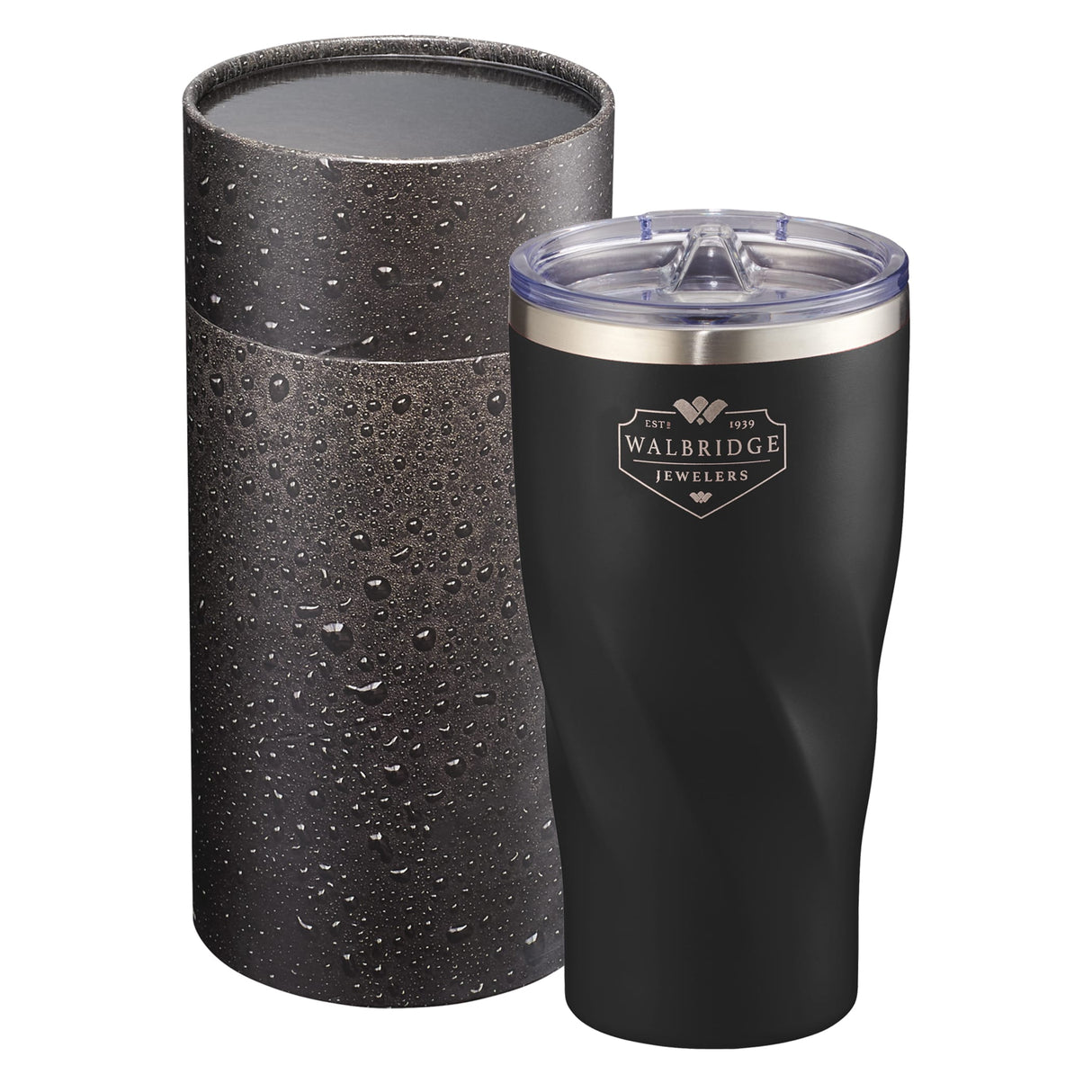 20 Oz. Hugo Copper Vac Powder Coating Tumbler w/Cylindrical Gift Box