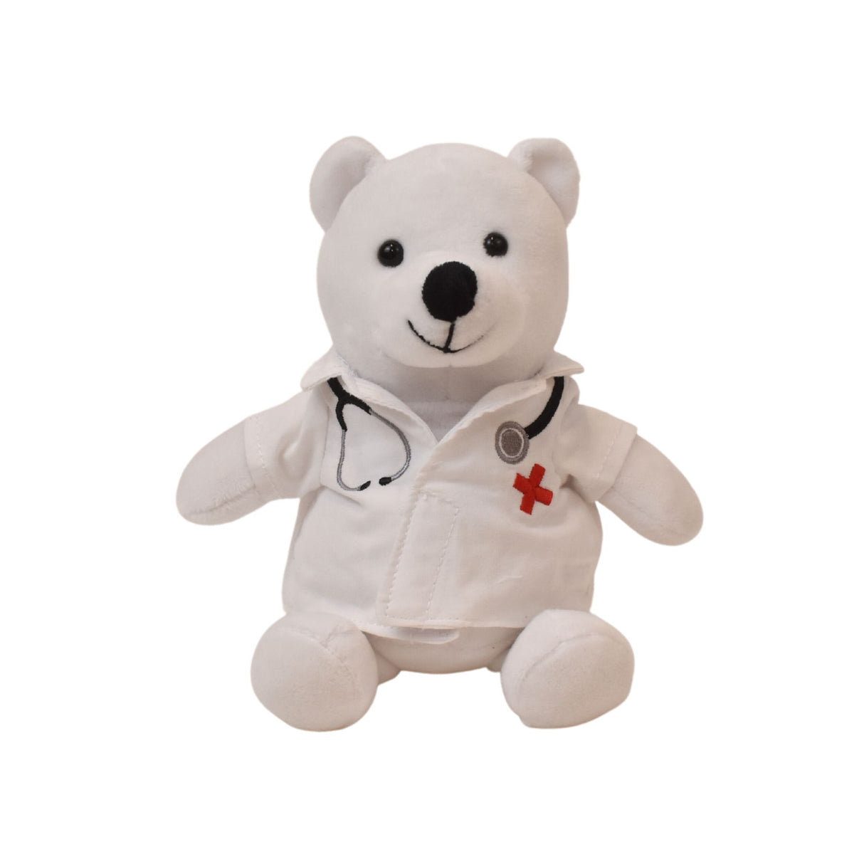 6" Mini Me Powder Polar Bear w/Doctor Coat